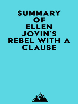cover image of Summary of Ellen Jovin's Rebel with a Clause